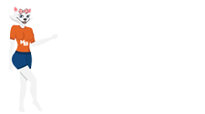 White KittyBoost logo on a transparent background